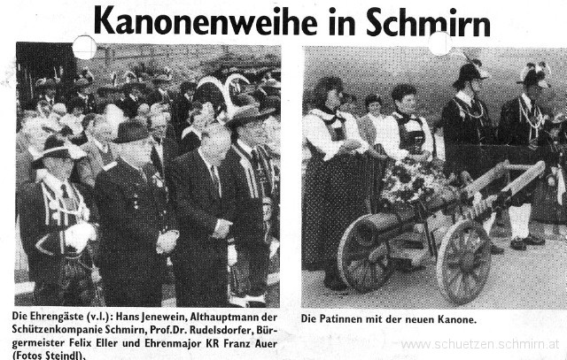 1993-Kanone2.jpg - 1993 - Feierliche Einweihung der Boellerkanone.